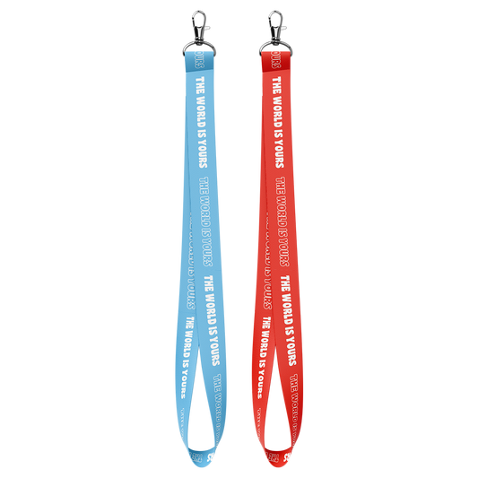 THE WORLD IS YOURS LANYARDS