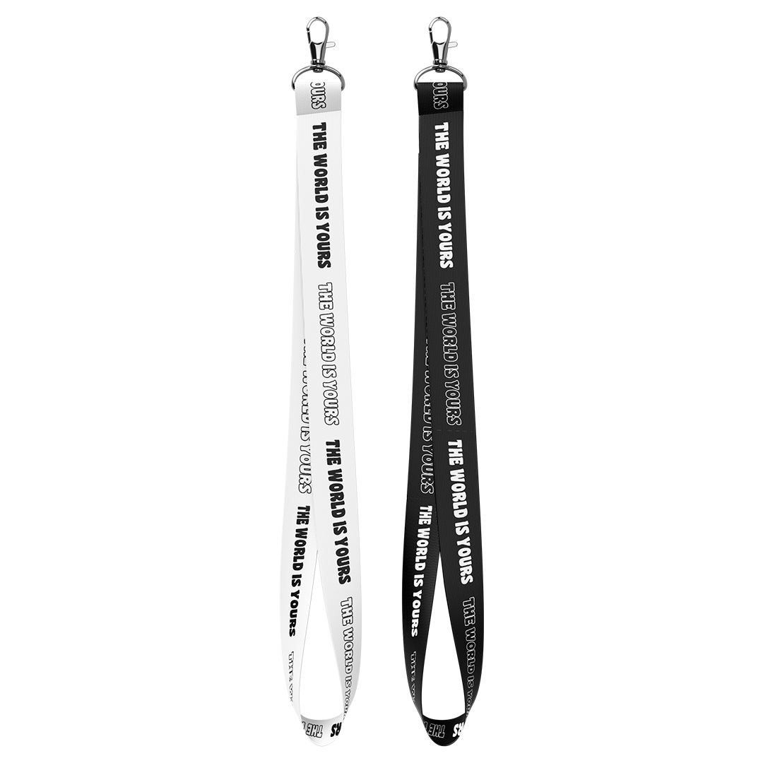 THE WORLD IS YOURS LANYARDS