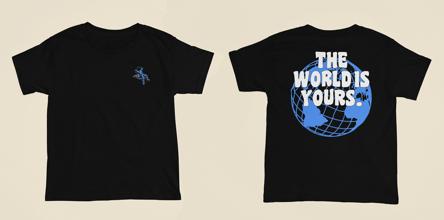 The World Is Yours Black Tee