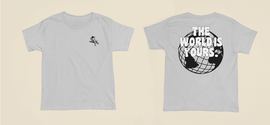 The World Is Yours Grey Tee
