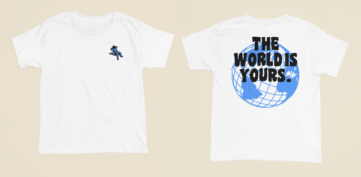 The World Is Yours White Tee